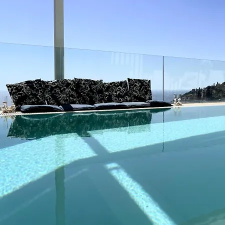 Villa Mediterranea, Taormina, Private Pool & Sea View Exterior photo