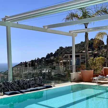 Villa Mediterranea, Taormina, Private Pool & Sea View Exterior photo
